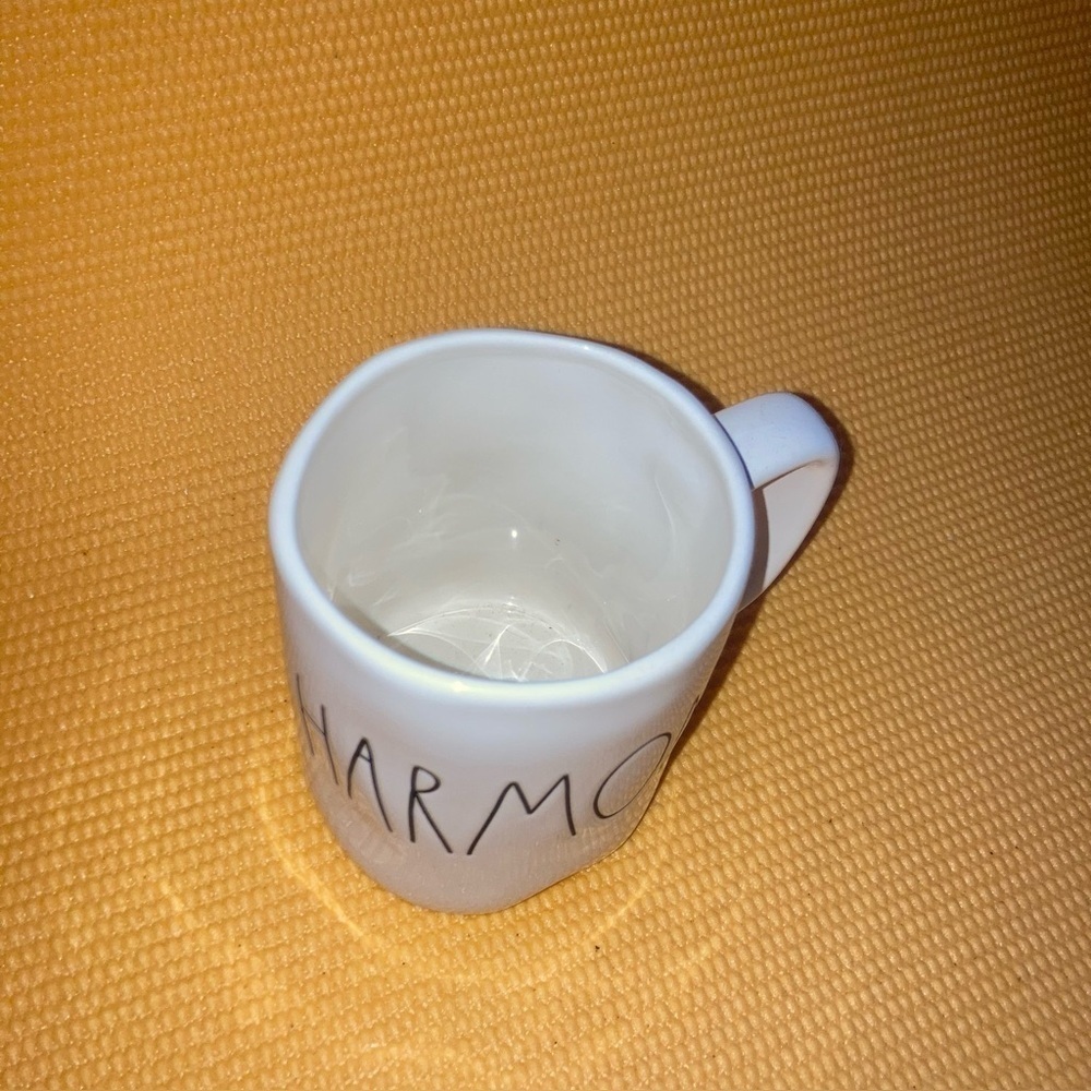 Rae Dunn HARMONY Mug Cup Ivory & Black Farmhouse Artisan Collection by Magenta. - Picture 4 of 7